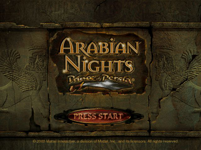 Prince of Persia: Arabian Nights Title Screen